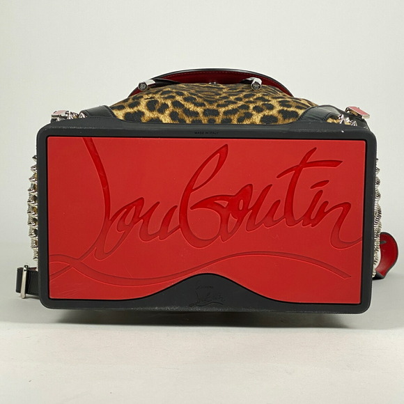 Christian Louboutin Explorer Funk Backpack leopard brown black - Picture 3 of 10